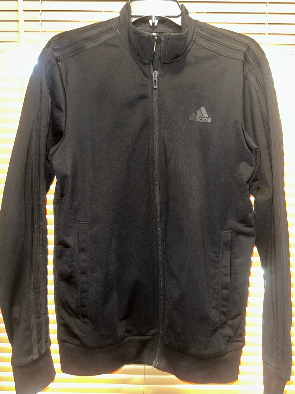 adidas Men's Black Performance Full-Zip Jacket